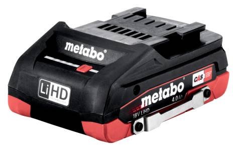 Metabo 18 Volt 4.0Ah Li-HD Battery Power Extreme with fall Protection Bracket