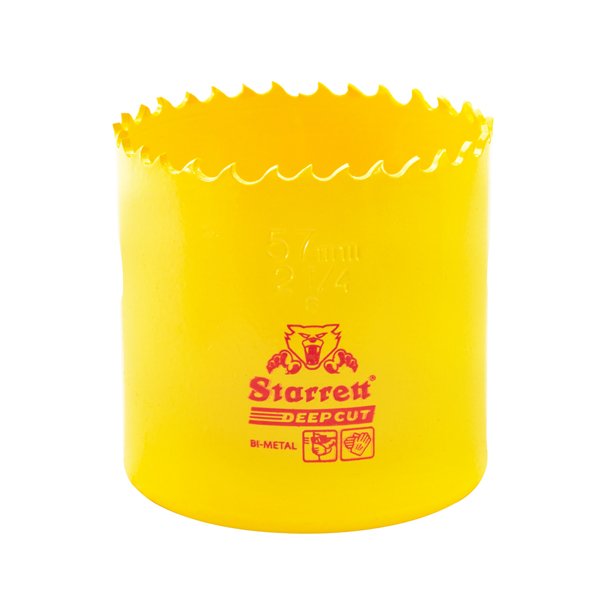 Starrett Deep Cut Holesaw HSS Bi-Metal 56mm