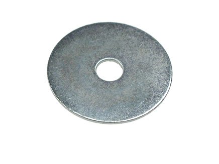 Mudguard Washer M5 x 1.5 x 20mm Flat Plated 20mm Outside Diameter