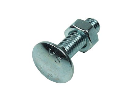 Cup Square Bolt M6 x 40mm BZP Din 603