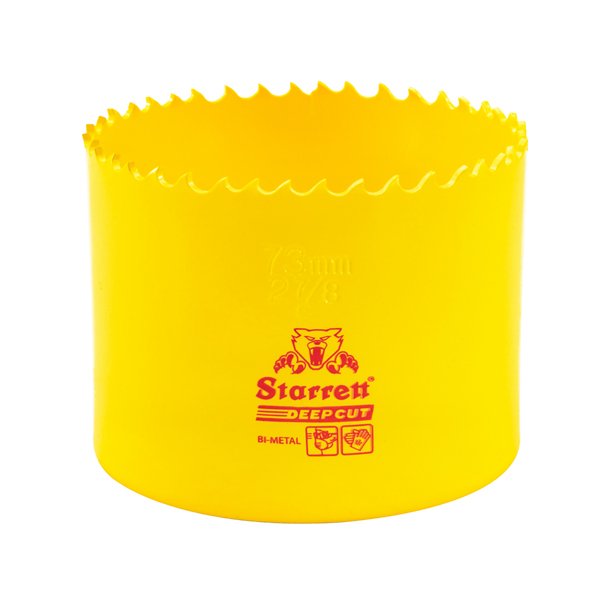 Starrett Deep Cut Holesaw HSS Bi-Metal 73mm