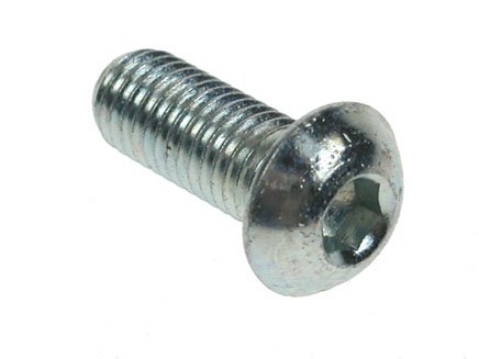 Button Head Screw M5 x 12 Plated Din 7380 G10.9