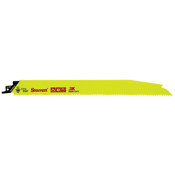Starrett King Cut Reciprocating Saw Blade 4-10mm 6-10TPI Tapered 5 Pack