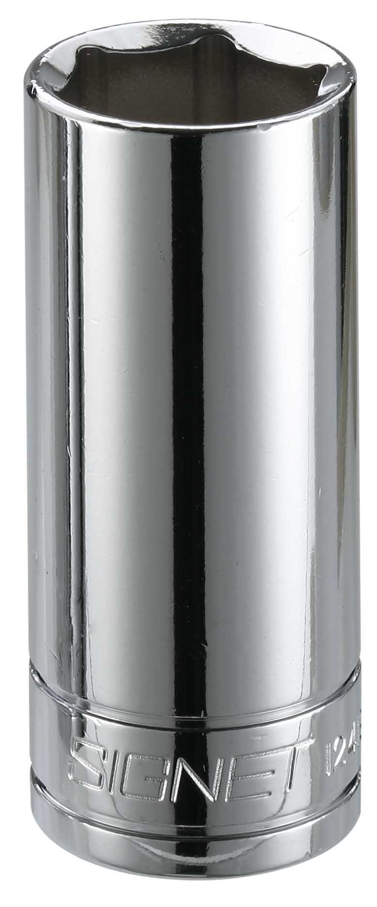 Signet 3/8in Drive 6 Point Standard Metric Deep Socket  22mm
