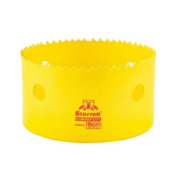 Starrett Deep Cut Holesaw HSS Bi-Metal 102mm