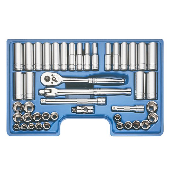 Signet 3/8in Drive SAE / Metric Socket Set 44 pce 3/8in Dr. 44Pc SAE/Metric