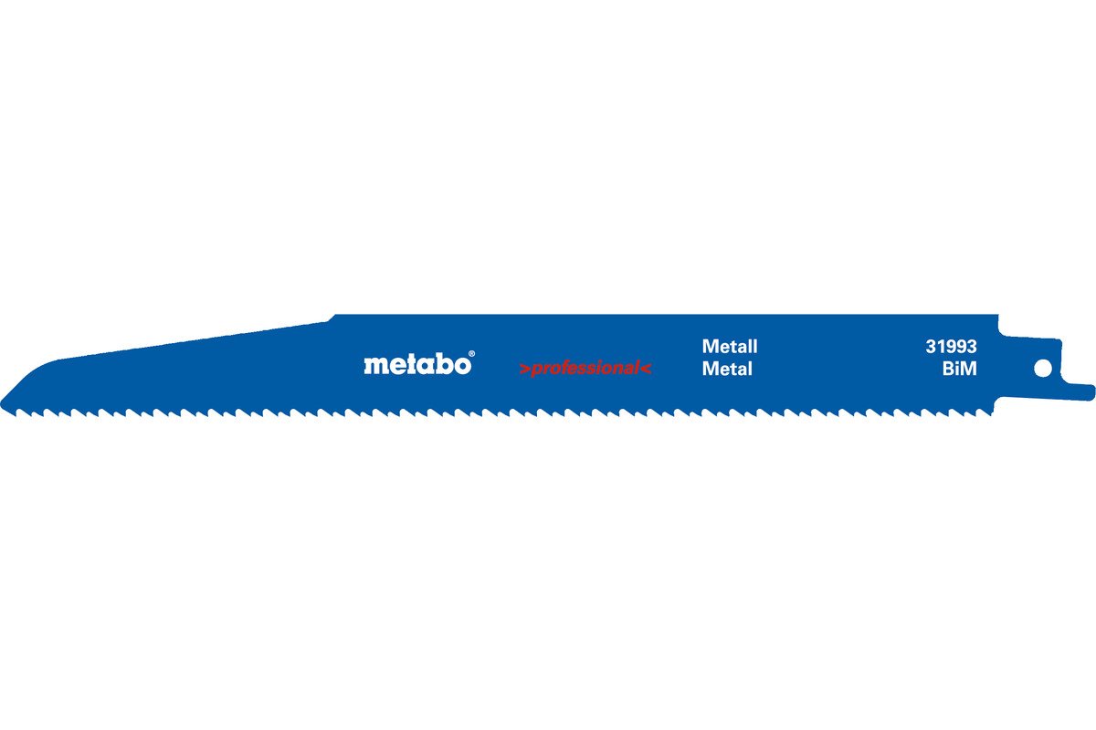 Sabre Saw Blades BiM  8+10tpi, 5 Pack 225mm Metal Sheets 4-10mm Pipes,Profiles 20-175mm