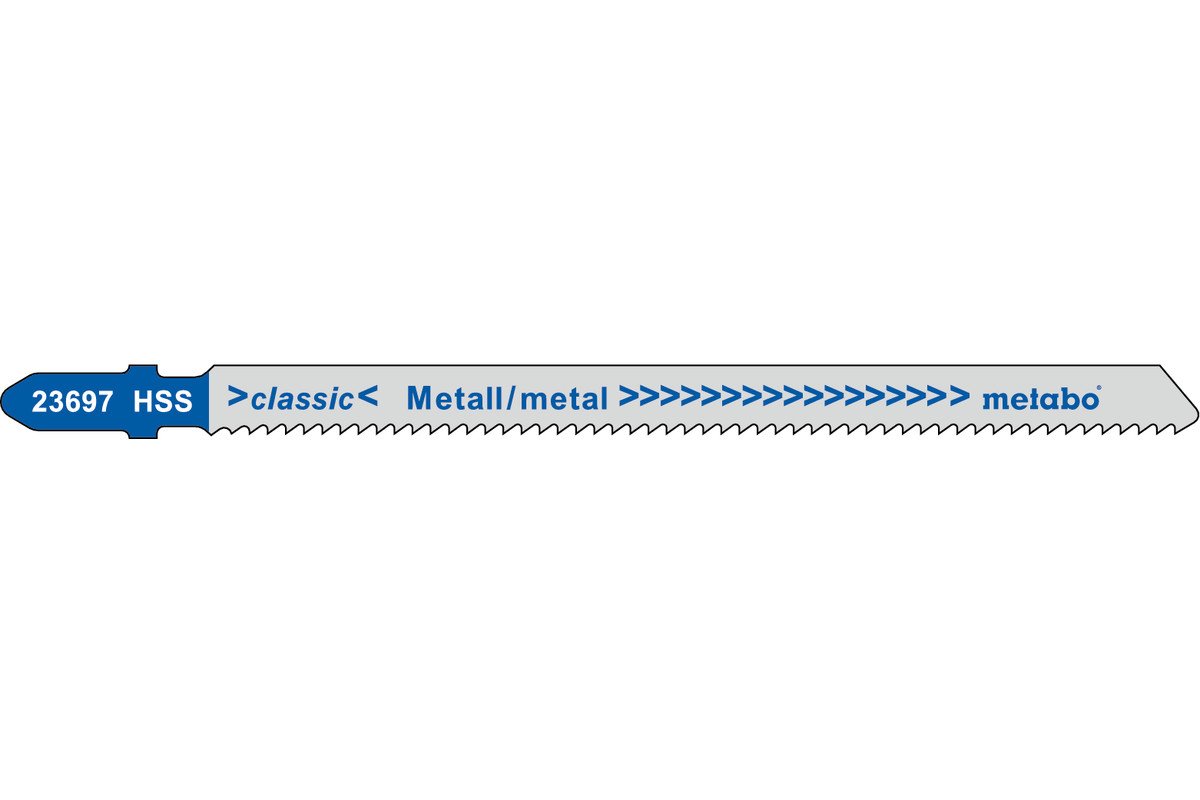Jigsaw Blade - Steel 106mm HSS 12tpi 2.5-6mm  5 pack