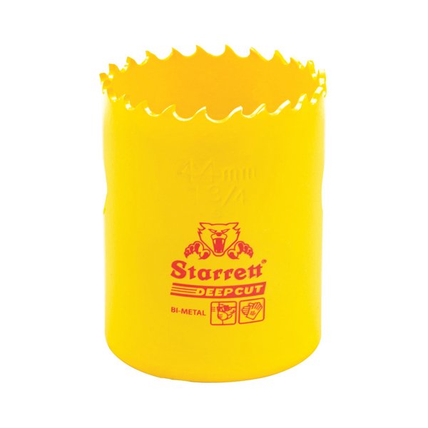 Starrett Deep Cut Holesaw HSS Bi-Metal 44mm