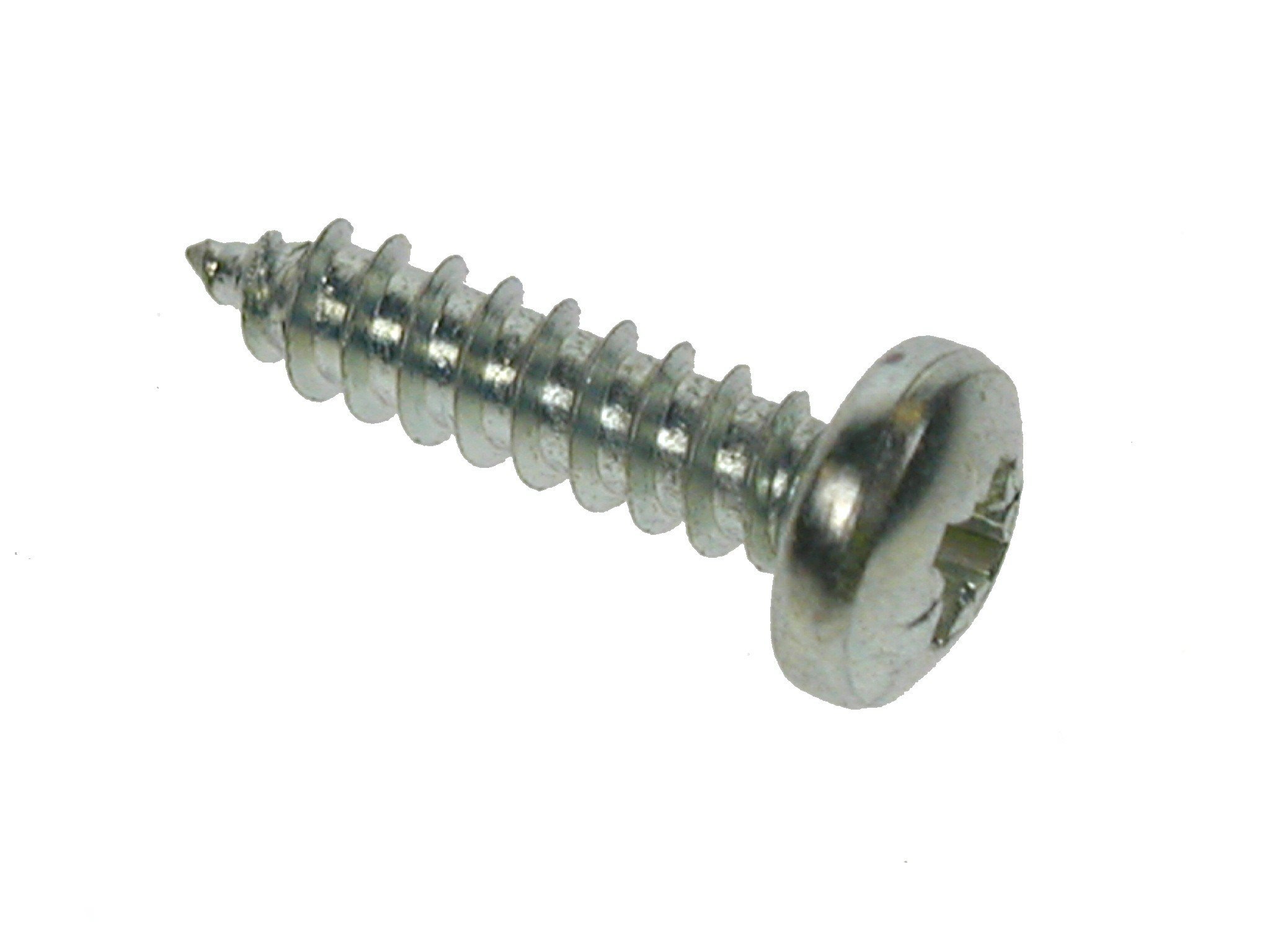 Self Tappers Pan Head Slotted 4.2 x 50mm Plated Din 7971