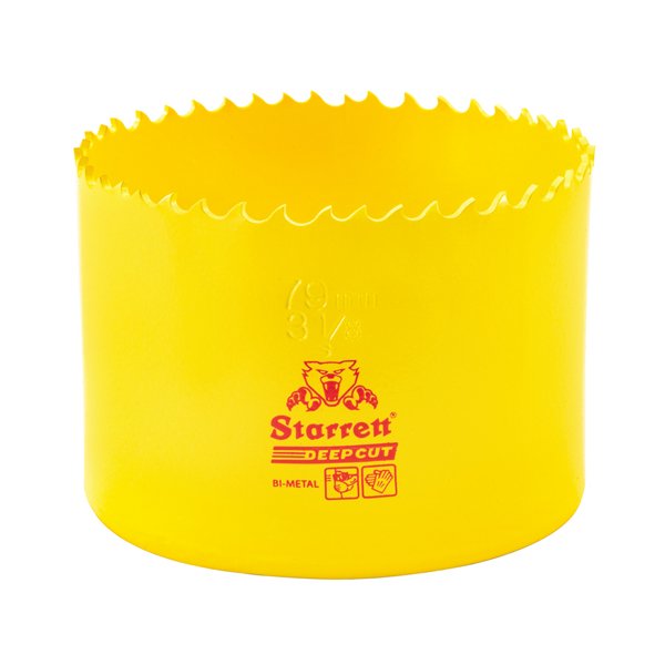 Starrett Deep Cut Holesaw HSS Bi-Metal 79mm
