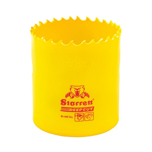 Starrett Deep Cut Holesaw HSS Bi-Metal 51mm