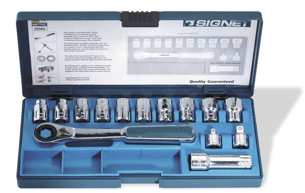 Signet Socket Set 14 pce 10mm - 19mm