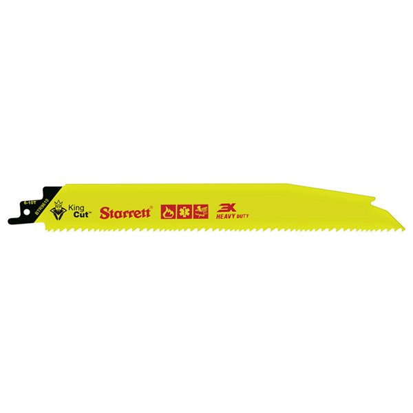 Starrett King Cut Reciprocating Saw Blade 6-10mm 13-63mm TPI Tapered 5 Pack