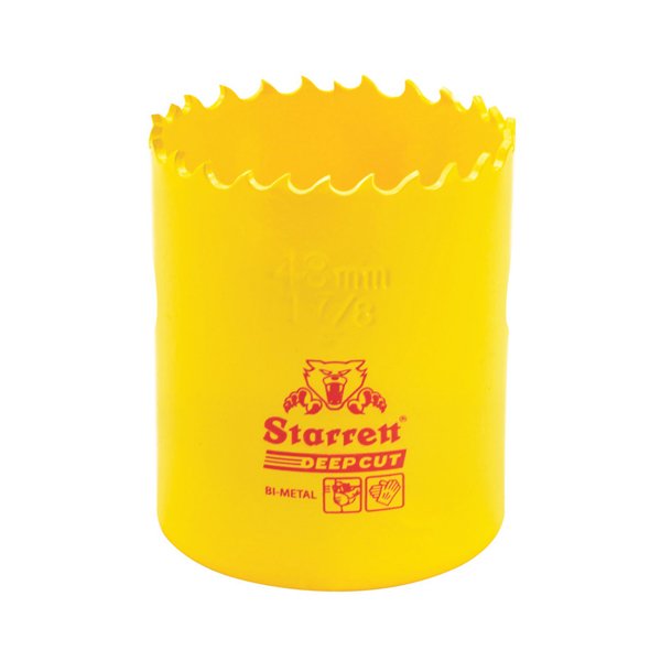 Starrett Deep Cut Holesaw HSS Bi-Metal 48mm