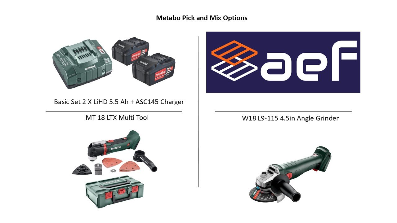 Metabo Pick and Mix, MT18LTX+ W18L9-115