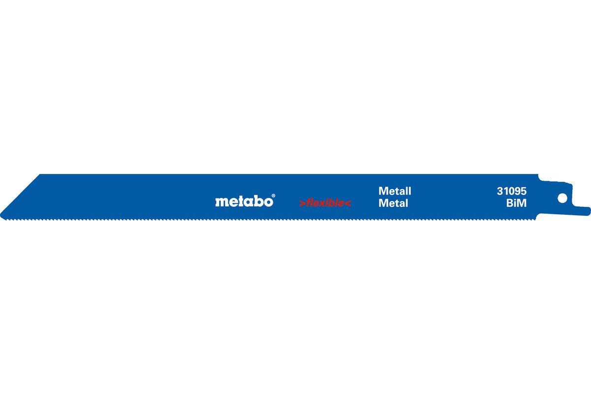 Sabre Saw Blades Metal 225mm x 0.9mm Metal,Pipes, 5 Pack, Flexible, W-M