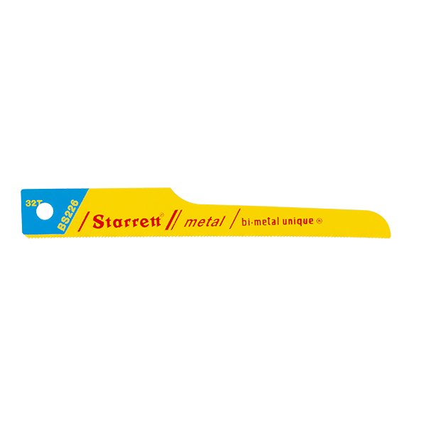 Starrett Pneumatic Metal Reciprocating Saw Blade 1.6-11mm 32TPI 5 Pack