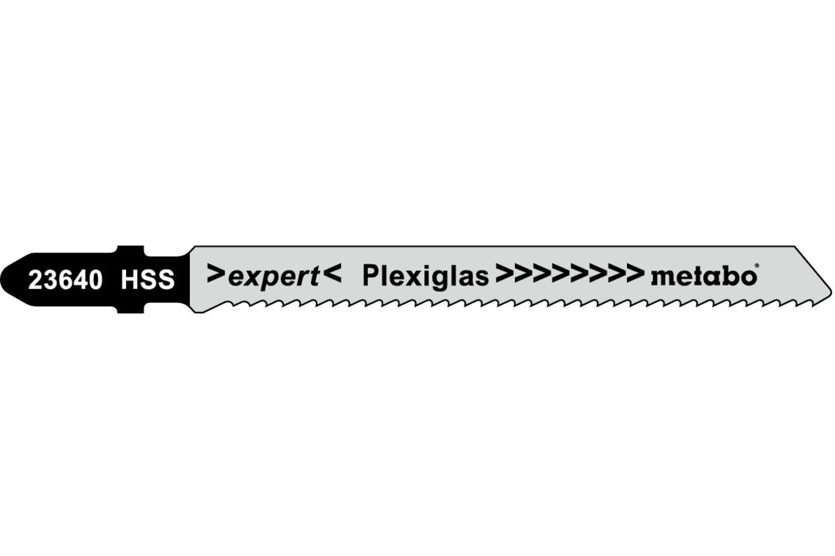 Jigsaw Blade - Plexiglas, polycarbonate 5 pack, non-ferrous metal