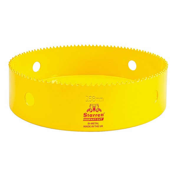 Starrett Fast Cut Holesaw HSS Bi-Metal Constant 168mm