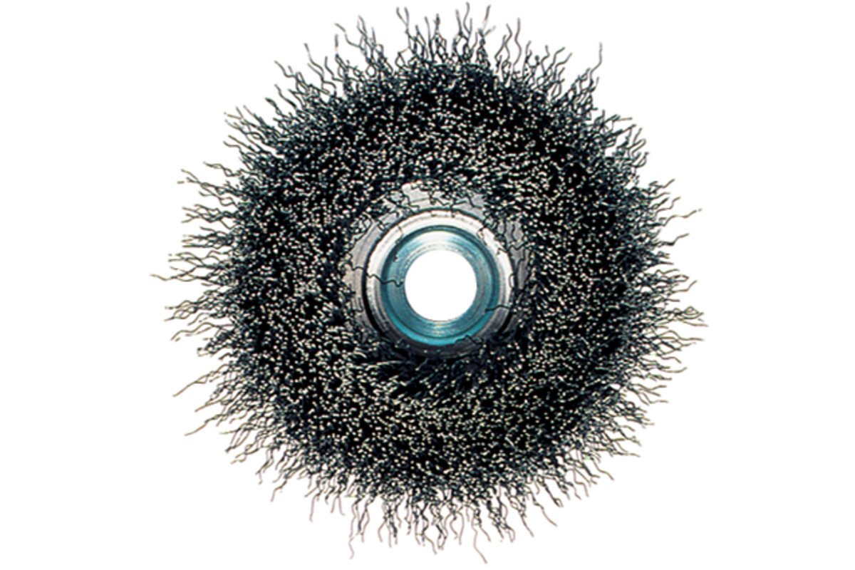 Wire Brush - Steel Crimped 100mm
